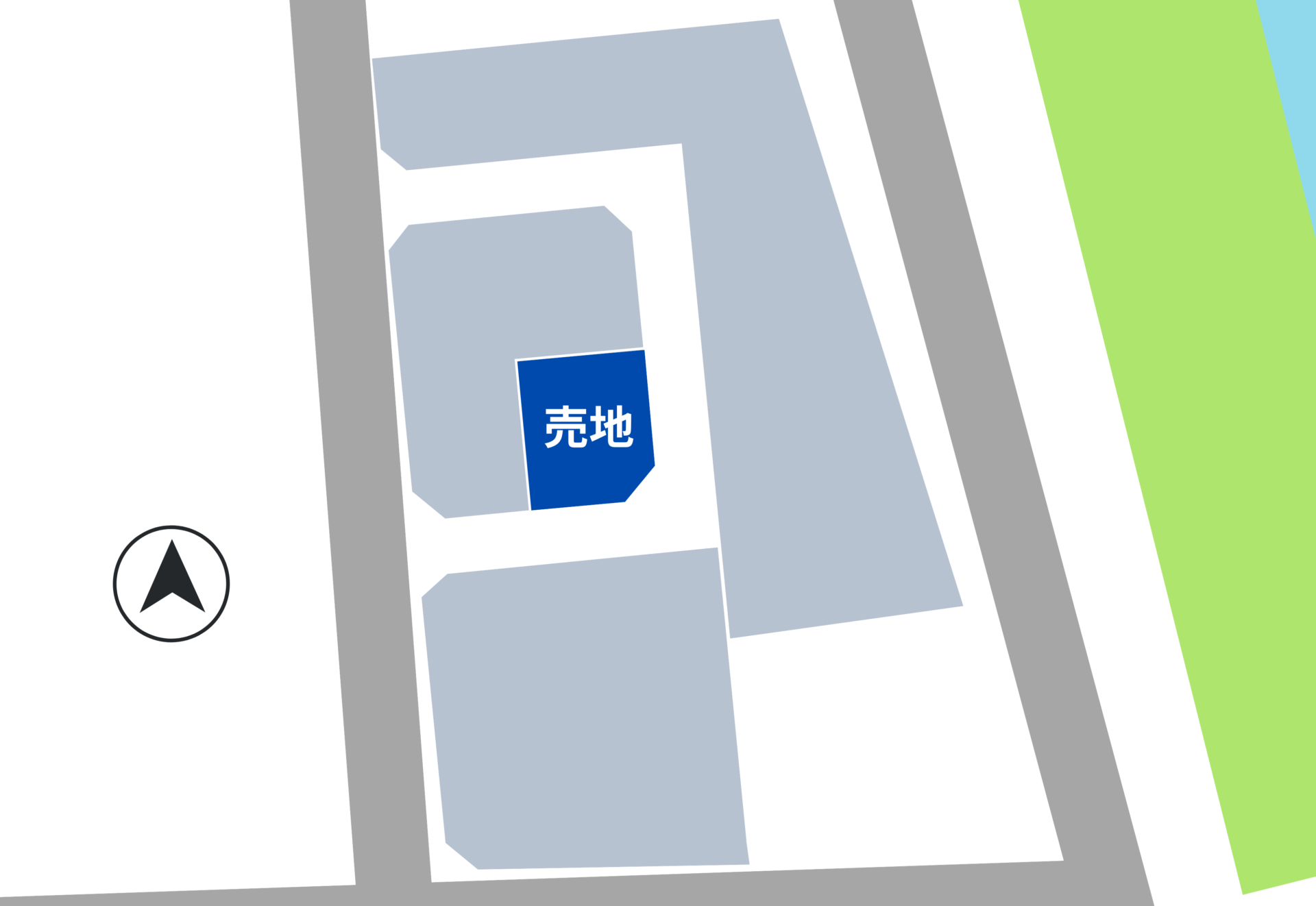 倉吉市米田町2丁目分譲地